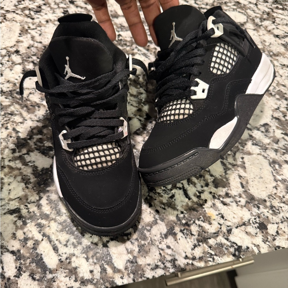 Air Jordan Black and White Sneakers